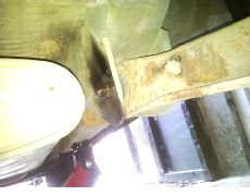 la fixation de l ancien cot chappement