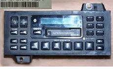 Autoradio de face demonte